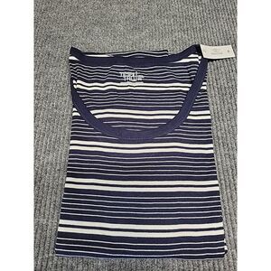NWT Size‎ XXL Womens Blue And White Short Sleeve Top